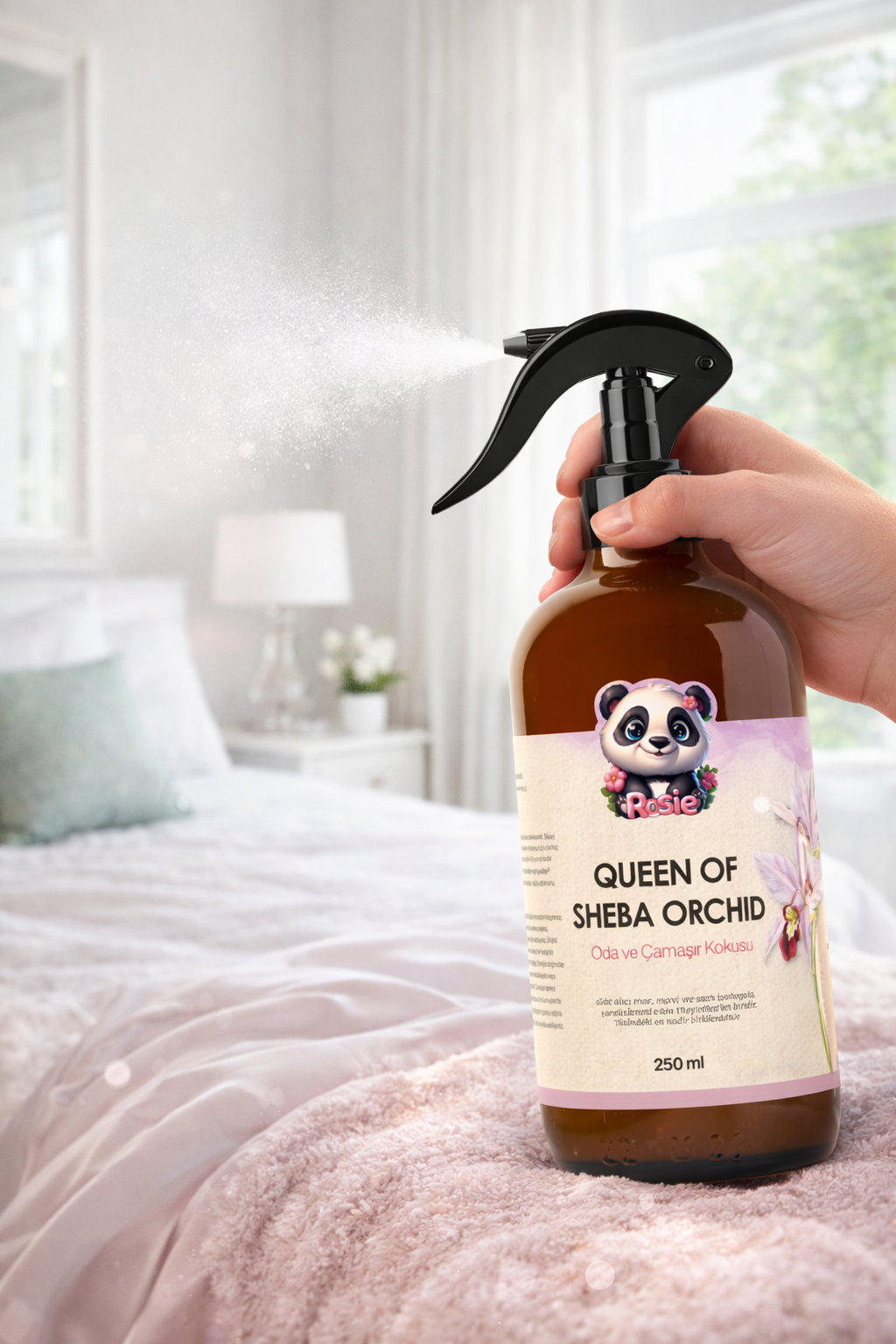 Queen of Sheba Orchid Oda ve Kumaş Spreyi 250 ml, Egzotik Orkide Kokusu, Tekstil Kokusu