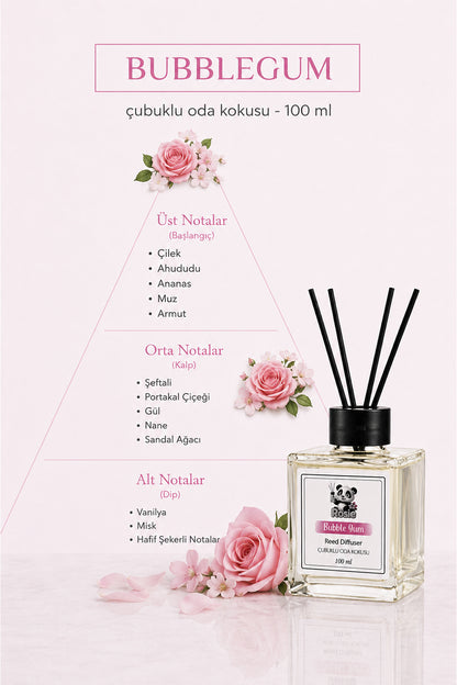 Bubblegum Çubuklu Oda Kokusu 100 ml