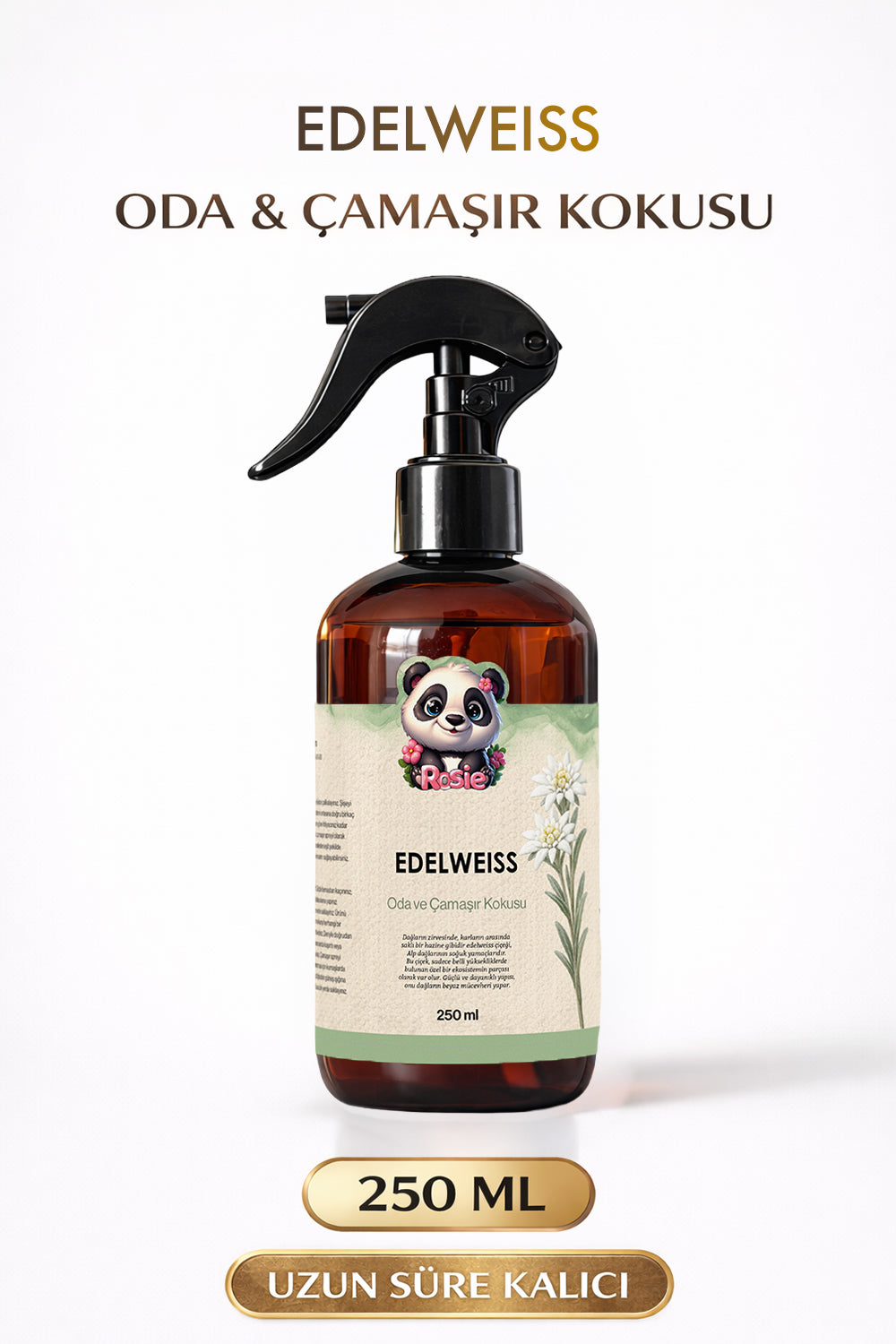 Edelweiss Sprey Oda ve Giysi Kokusu 250 ml, Alp Çiçeklerinin Ferah Zarafeti