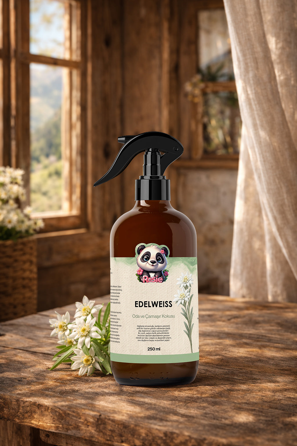 Edelweiss Sprey Oda ve Giysi Kokusu 250 ml, Alp Çiçeklerinin Ferah Zarafeti