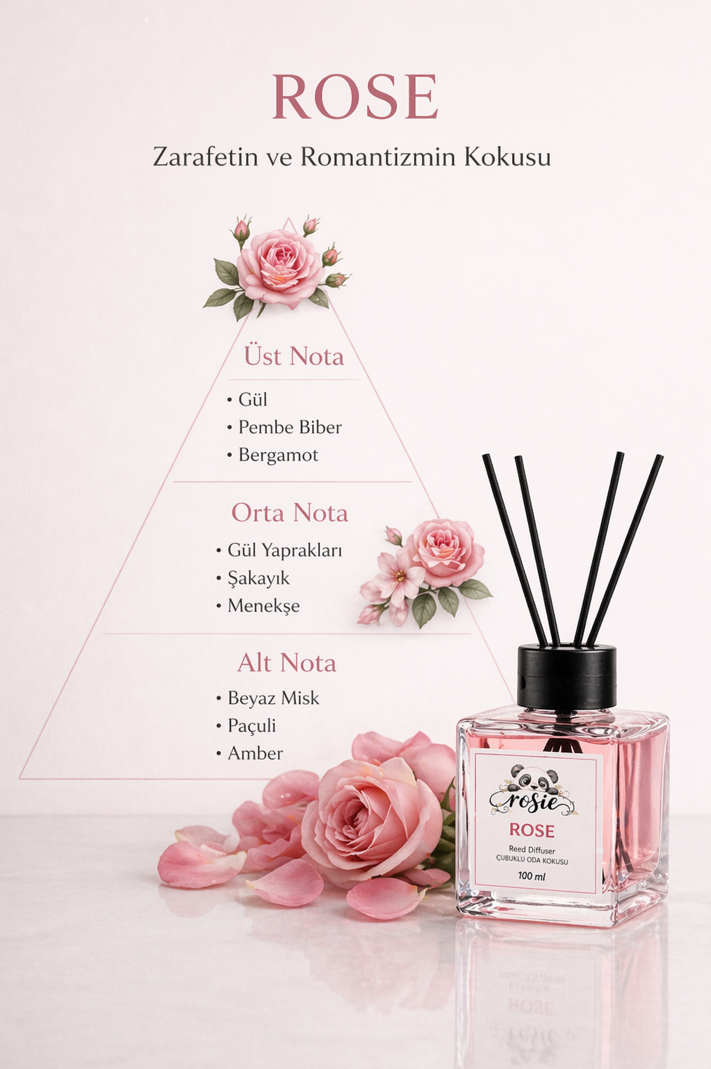 Gül Çubuklu Oda Kokusu 100 ml