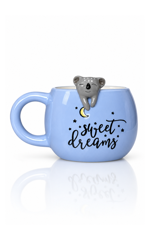 Koala Figürlü 3D Seramik Kupa 350 ml