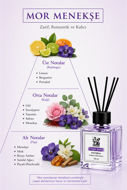 Mor Menekşe Çubuklu Oda Kokusu 100 ml