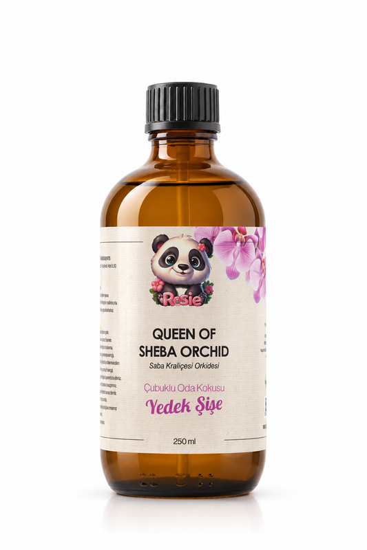 Queen of Sheba Orchid Çubuklu Oda Kokusu Yedek Şişe 250 ml – Orchid (Orkide) Reed Diffuser Refill