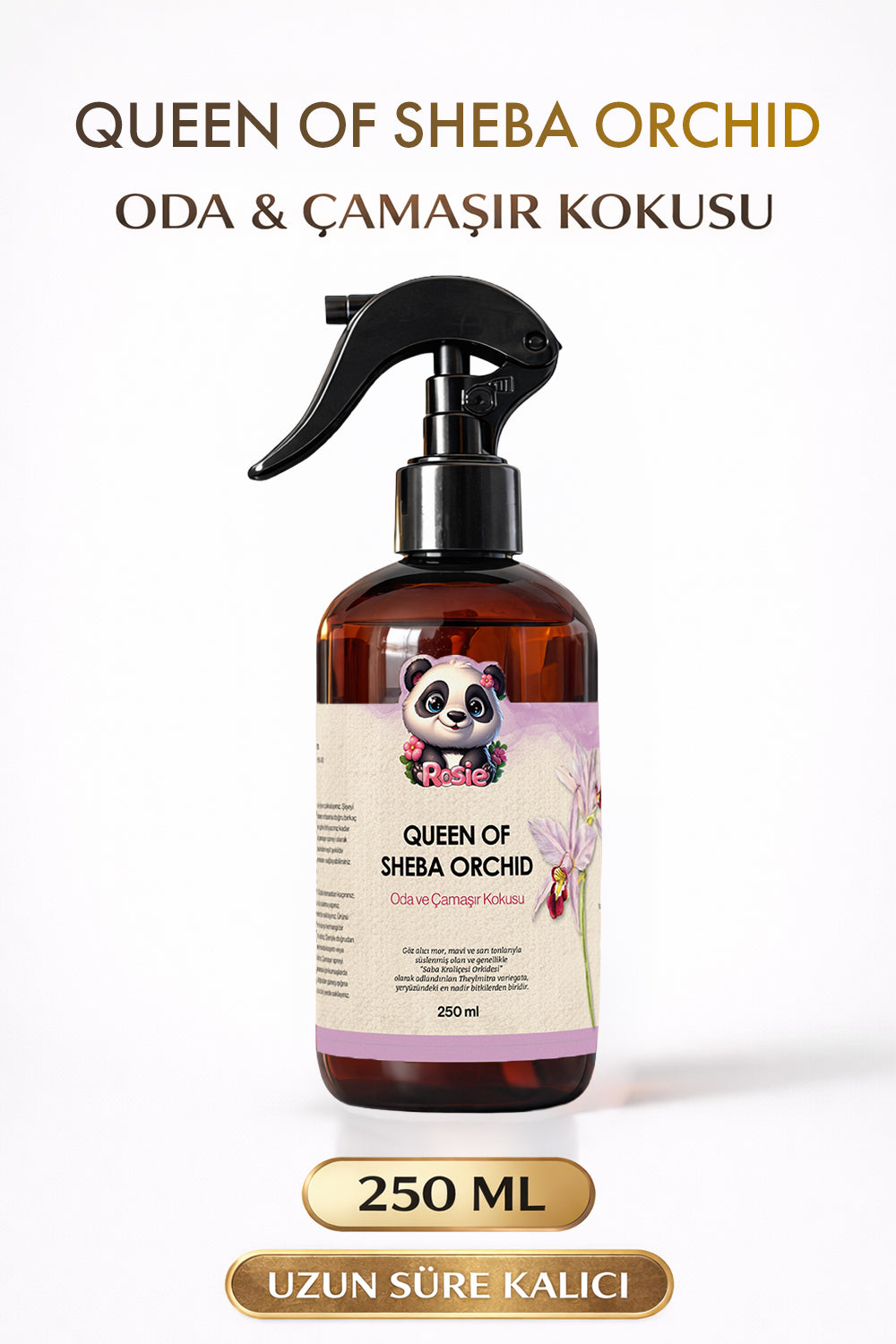 Queen of Sheba Orchid Oda ve Kumaş Spreyi 250 ml, Egzotik Orkide Kokusu, Tekstil Kokusu