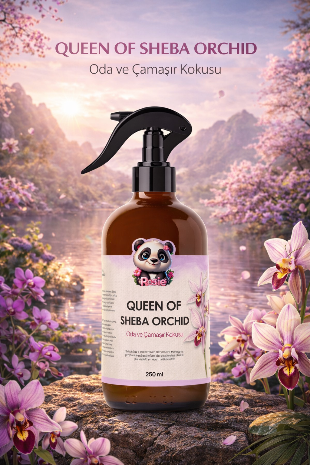 Queen of Sheba Orchid Oda ve Kumaş Spreyi 250 ml, Egzotik Orkide Kokusu, Tekstil Kokusu