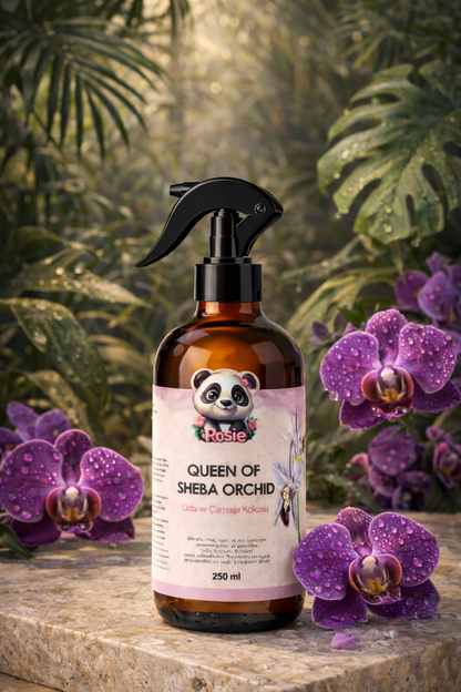 Queen of Sheba Orchid Oda ve Kumaş Spreyi 250 ml, Egzotik Orkide Kokusu, Tekstil Kokusu
