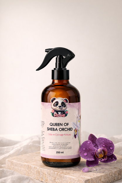 Queen of Sheba Orchid Oda ve Kumaş Spreyi 250 ml, Egzotik Orkide Kokusu, Tekstil Kokusu