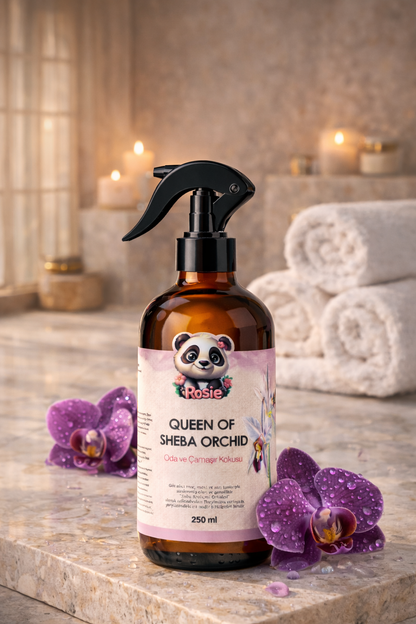 Queen of Sheba Orchid Oda ve Kumaş Spreyi 250 ml, Egzotik Orkide Kokusu, Tekstil Kokusu