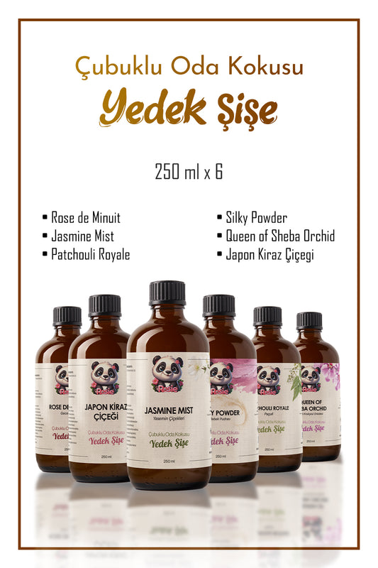 Rosie Amazon Ferahlığı 6'lı Yedek Şişe Çubuklu Oda Kokusu Serisi 250 ml
