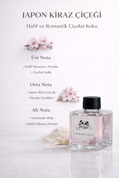 Rosie Japon Kiraz Çiçeği Çubuklu Oda Kokusu 100 ml