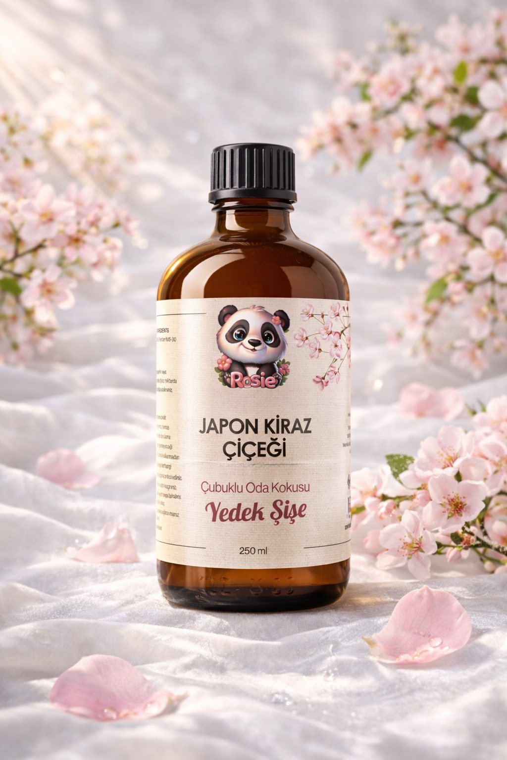 Rosie Japon Kiraz Çiçeği Çubuklu Oda Kokusu Yedek Şişe 250 ml – Sakura Reed Diffuser Refill