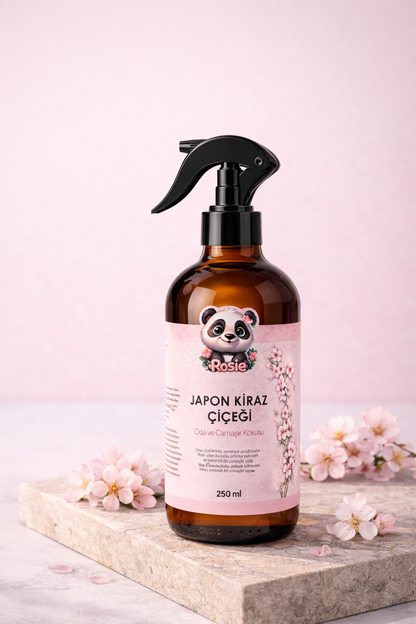 Rosie Japon Kiraz Çiçeği Sprey Oda ve Giysi Kokusu 250 ml, Sakura Çiçeği Ferahlığı