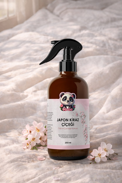 Rosie Japon Kiraz Çiçeği Sprey Oda ve Giysi Kokusu 250 ml, Sakura Çiçeği Ferahlığı