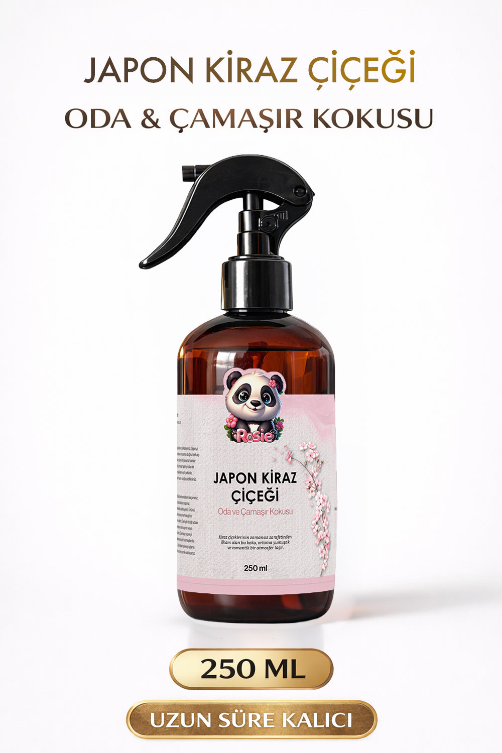 Rosie Japon Kiraz Çiçeği 250 ml Sprey + 100 ml Çubuklu Oda Kokusu Serisi