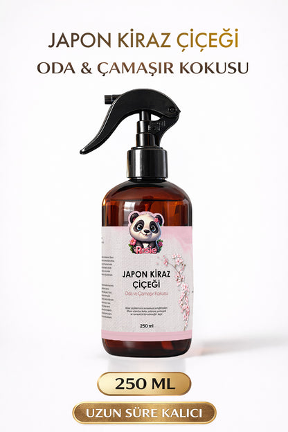 Rosie Japon Kiraz Çiçeği 250 ml Sprey + 100 ml Çubuklu Oda Kokusu Serisi