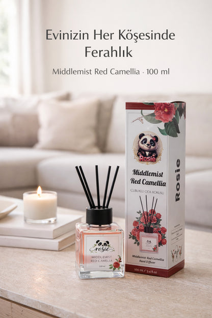 3'lü Middlemist Red Camellia Çubuklu Oda Kokusu 100 ml