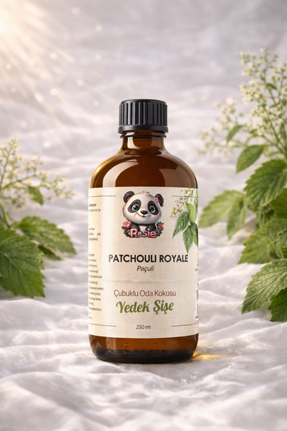 Rosie Patchouli Royale Çubuklu Oda Kokusu Yedek Şişe 250 ml – Paçuli & Amber Notalı Yedek Şişe