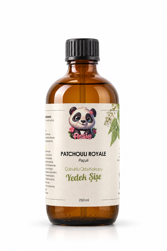 Rosie Patchouli Royale Çubuklu Oda Kokusu Yedek Şişe 250 ml – Paçuli & Amber Notalı Yedek Şişe