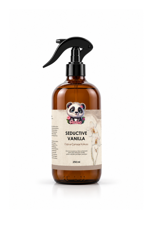 Rosie Seductive Vanilla Oda ve Çamaşır Kokusu Sprey 250 ml –Vanilya Kokulu Kalıcı Ortam ve Kumaş Spreyi
