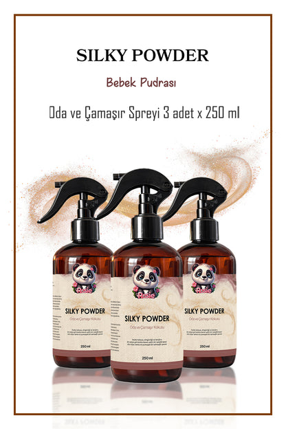 Rosie 3 adet Silky Powder Oda ve Çamaşır Spreyi 250 ml