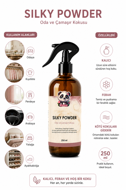 Rosie 3 adet Silky Powder Oda ve Çamaşır Spreyi 250 ml