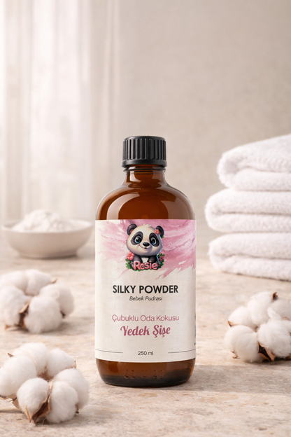 Rosie Silky Powder Çubuklu Oda Kokusu Yedek Şişe 250 ml – Pudramsı Ortam Kokusu, Reed Diffuser, Refill