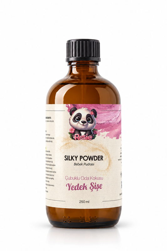 Rosie Silky Powder Çubuklu Oda Kokusu Yedek Şişe 250 ml – Pudramsı Ortam Kokusu, Reed Diffuser, Refill