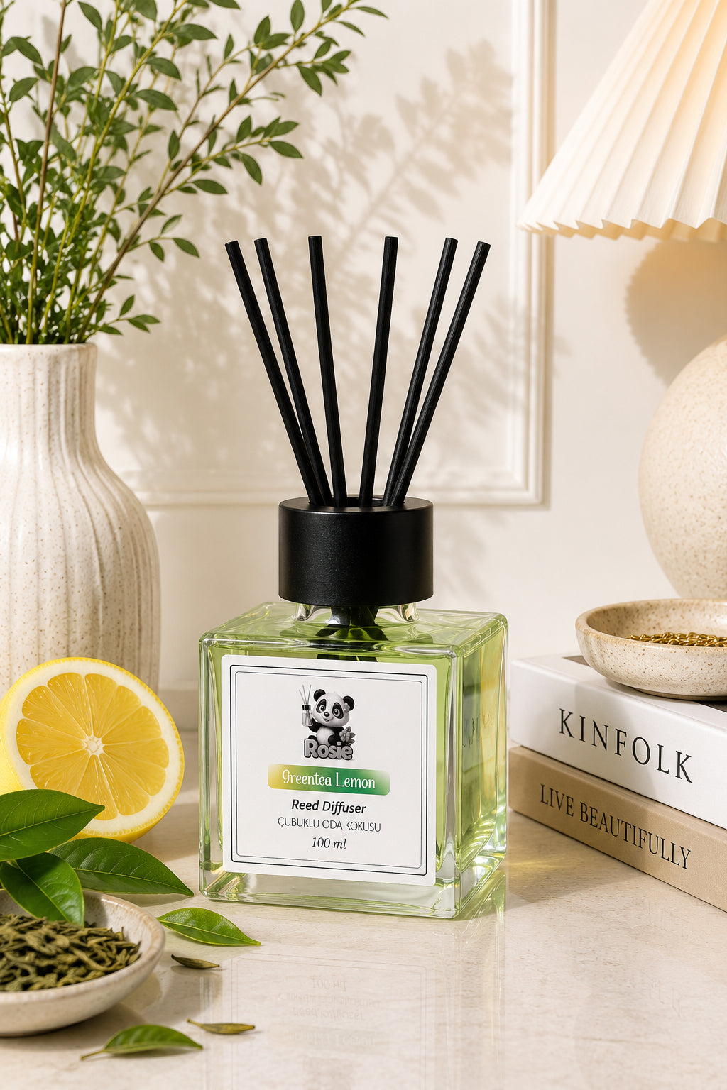 Yeşilçay Limon Çubuklu Oda Kokusu 100 ml